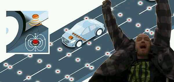 ChimpNewsToch's tweet photo. Volvo coloca imanes en las autopistas para facilitar l conducción autómata #nosvolveremostontos #GeneracionesCruzadas http://t.co/BgimBNiyRA