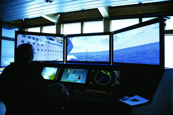 DimensionalComm's tweet photo. Custom console w/ 3 retractable 50" displays on a large ship, used to train maritime pilots. #DimCom @NWMaritimeCtr http://t.co/aN40ehrlRt