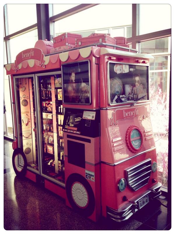 shoptoday's tweet photo. Heading out/looking hot, thanks to @BenefitBeauty's airport vending machine #SXSW14 #SXSWbyDC http://t.co/shd3BHPtKy http://t.co/LRpslxsOQq
