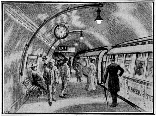 historicalLDN's tweet photo. 1895. Sketch showing the civilised experience of the early underground. http://t.co/fDj3R2o2Gq
