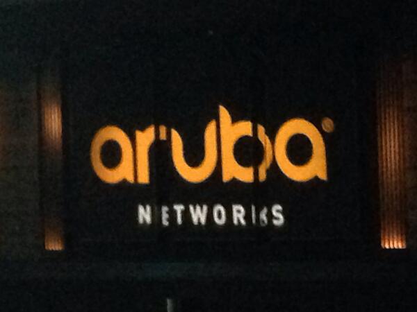 vivekkhemani's tweet photo. New Aruba brand launched at #airheadsconf #arubasummit http://t.co/TPqDpJZ2dp