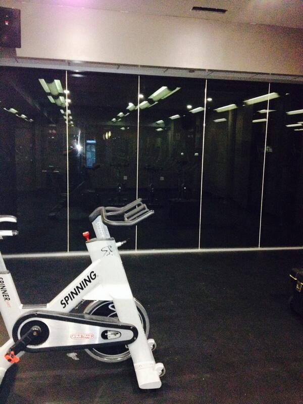 Tribecahf's tweet photo. the window tint for the new spin studio is finished and it looks great http://t.co/rfY2cjnjBI