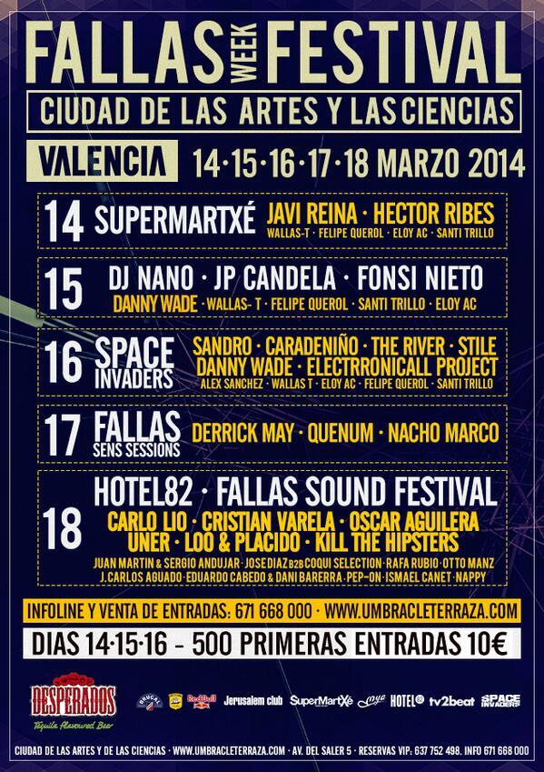 MyaUmbracle's tweet photo. Mya regala 10 entradas para sus eventos de Fallas.Para participar haz RT a este tweet,suerte!! (Festival a cubierto) http://t.co/9pVxxbVzDX