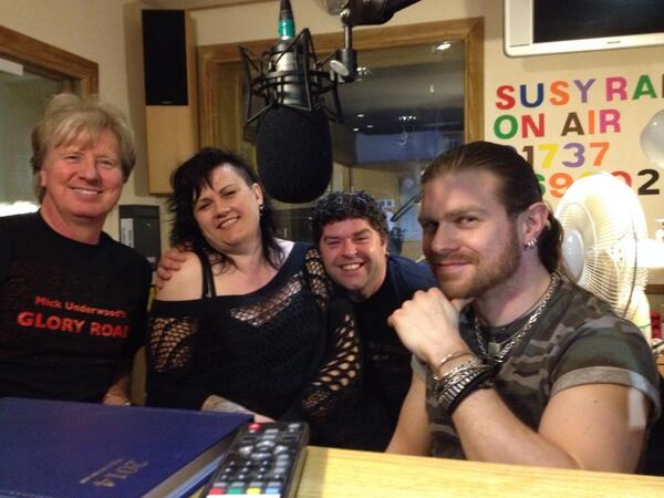 MissGofficial's tweet image. @rock_patch @StoneWireMusic @NEWDEVICE @WEAPONBANDUK On #MissG show #TuneInTurnOnTurnOut in the studio monday!