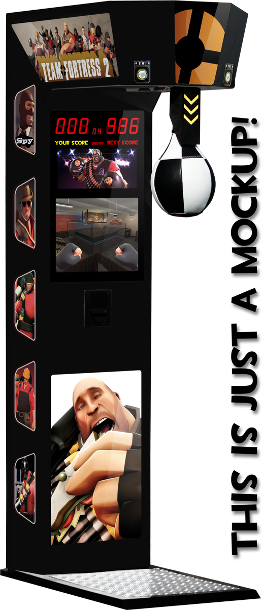 arcadeoncom's tweet image. How do you like that machine? #tf2 #boxer #amusement