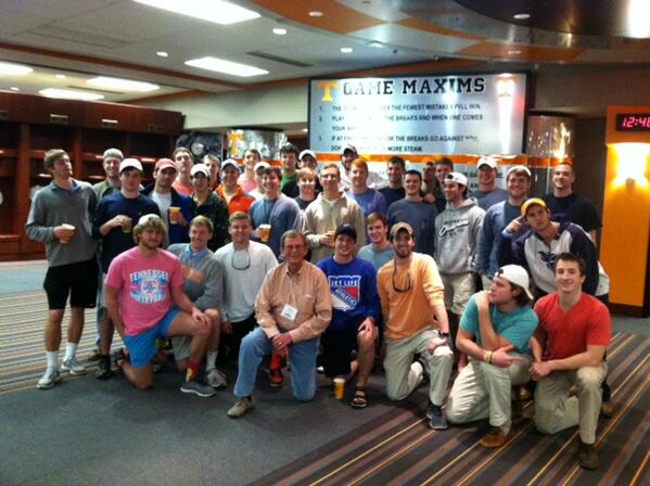 Some of us got a chance to tour the locker room this weekend thanks to Dean Cathey. #VTL #VFL