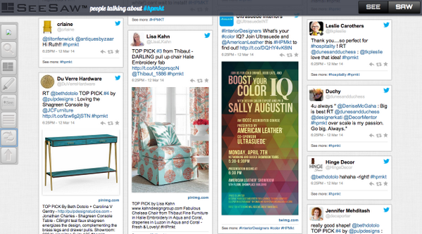 MediaLabRat's tweet photo. Wow, #hpmkt is rocking...and looks amazing on SeeSaw :) http://t.co/W3X3P0oT4u