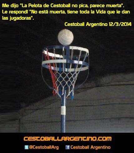 La Pelota de #CestoballArgentino tiene Vida!