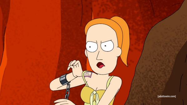 marcjacobs's tweet photo. Fashion to the rescue on @adultswim's @RickandMorty! Summer has great taste. Watch here: http://t.co/SBmrUUeSji http://t.co/QMZH0m7ClM
