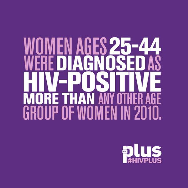 HIVPlusMag's tweet photo. Women ages 25-44 were diagnosed as HIV-positive more than any other age group of women in 2010. #HIVPLUS http://t.co/Ot5ouSJ70O