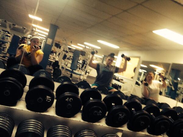 NCrawn's tweet image. Workout with my main last night❤️