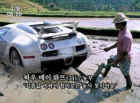 부카티의 적절한 사용처...