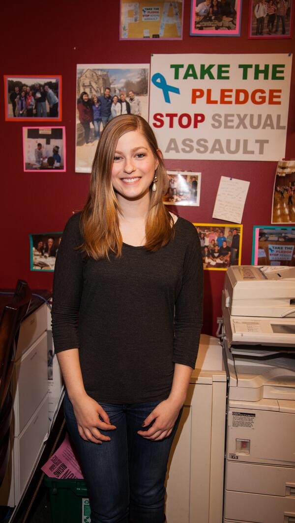 michaeljnolfe's tweet photo. More Rainville photos: Here's Katie Gallagher @WC_URI. Katie is involved with @PA_URI, @URI_Orientation and much more http://t.co/ksAWPrdT8n