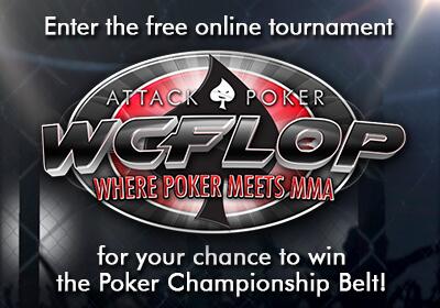 AttackPoker's tweet photo. Want to win the #AttackPoker WCFLOP belt? Check out https://t.co/sENsapHvdc to find out how. http://t.co/yIqVJmzbUR