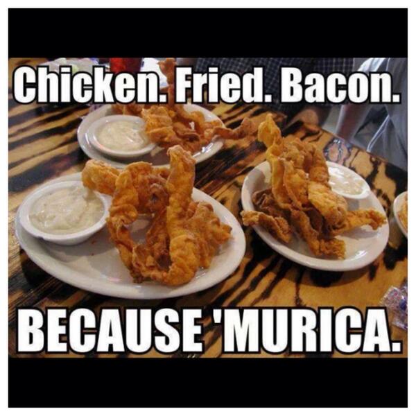 RunTheChase's tweet image. #Murica #chicken #fried #bacon #merica #usa #run #running #chase #race #racing #runthechase #america #usa