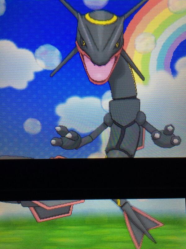 PokemonDonation's tweet photo. RT &amp; FOLLOW for a chance to win a Shiny Rayquaza! Winner(s) chosen in 10 days! http://t.co/3TGip7Zfcj