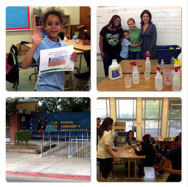 ECOSCleans's tweet photo. EFP visited Budlong Elem School in LA w @GradesofGreen where we worked with GOG #YCStudent presenting green cleaners. http://t.co/JEtnvtb68a