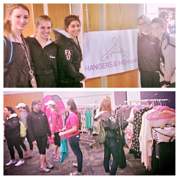 Come admire ALL the gorgeous clothes at our Hangers & Highway fundraiser! #clothesforacause