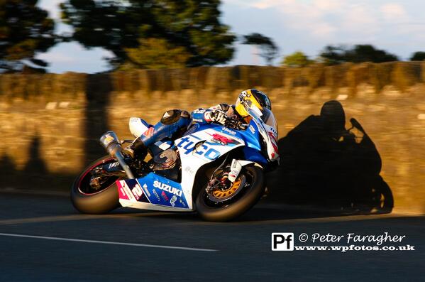 Guy <a href="/S100isleofman/">Southern 100</a>, 2012. Photo: <a href="/wpfotos/">Peter Faragher</a> #tycosuzuki #southern100 #isleofman