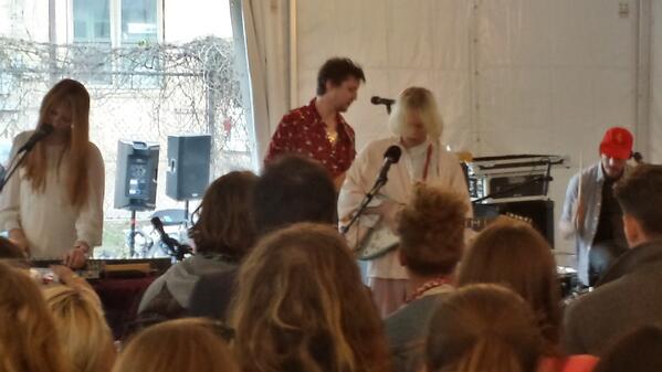 candace_kinser's tweet image. Connan Mockasin doing #sxsw hard. Loving #spyvalley wines &amp;amp; the flock of kiwis after a great conference. #sxswkiwi