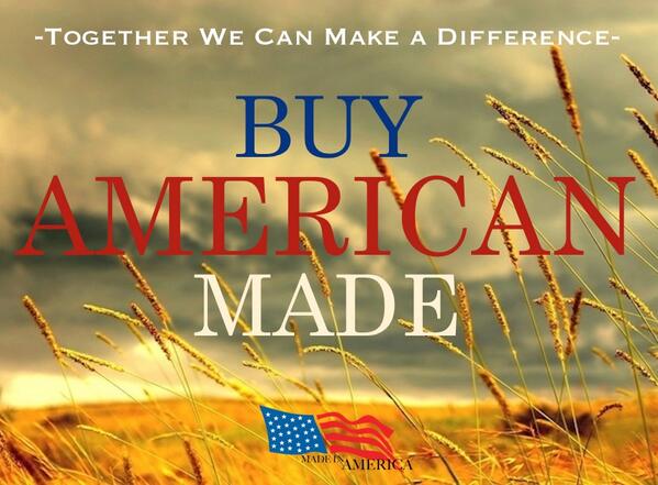 MadeInAmericaCo's tweet image. We believe that buying #AmericanMade supports American jobs and stimulates the local economy. RT if you agree!