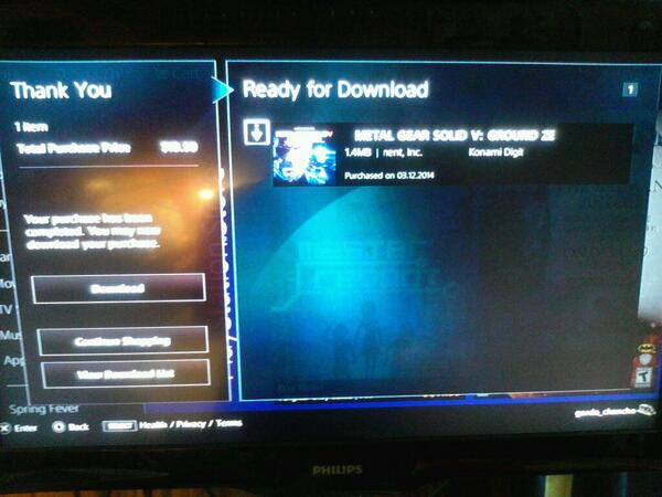 5to_jinete's tweet photo. Listo... Ya es el martes que viene? @MgearFans @MetalGearES @KonamiLatAm. Mención especial a la bella @x_Andyx http://t.co/eAo4yyjtPt