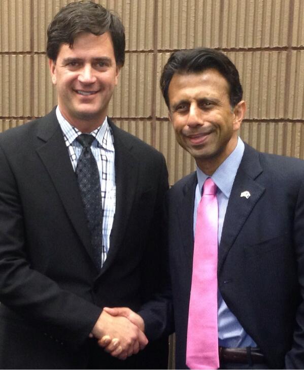 bloodcure's tweet photo. Honored to meet LA Gov. Bobby Jindal today at #AAOS2014 meeting. Smart and sensible. http://t.co/eYVM8tkdgo