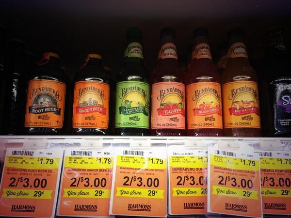 I may have just fronted up all of the <a href="/BundabergDrinks/">Bundaberg Drinks</a>... You're welcome, <a href="/HarmonsGrocery/">Harmons Grocery</a>. #BestEver