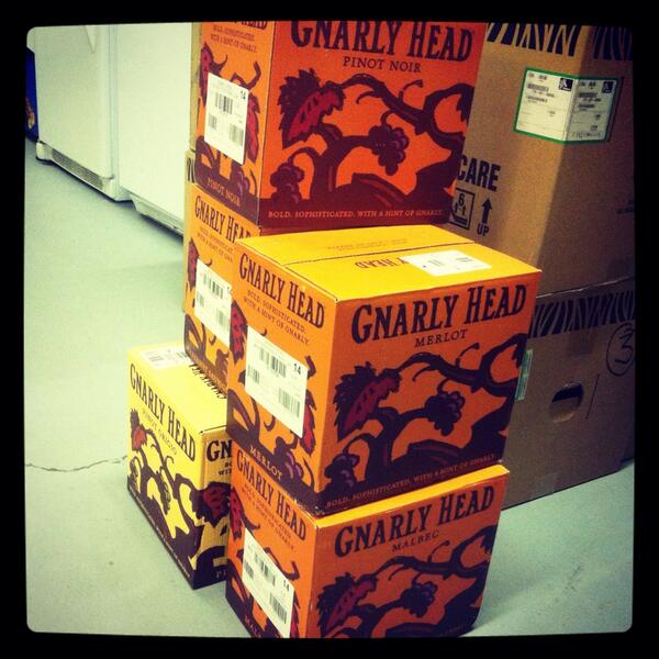Now that's a lot of #GnarlyHeadWine Get it before it's gone!🍷🍷🍷 #fullyrestocked
