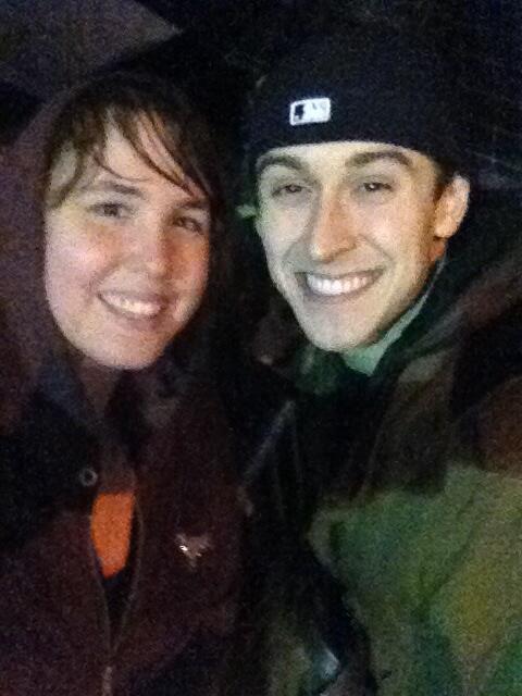 brittney_baker1's tweet photo. Stood in the rain after Cinderella got to meet @odyilliams (: I did know you were the raccoon btw!!!! You did amazing http://t.co/KYB4GinBf4