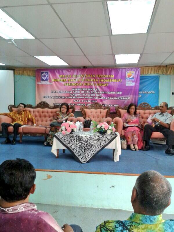 RezaJKM's tweet photo. Majlis Pelancaran Home Help Peringkat Hulu Langat Selangor oleh YBTM PWKM 13 Mac 2014 @NoraniJKM @NoorulAinur @JKMHQ http://t.co/k8amVzqCb6