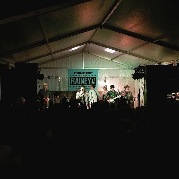MorningDailies's tweet image. Lee Fields bringing the soul this #sxsw evening haggarco house. #slacksareback