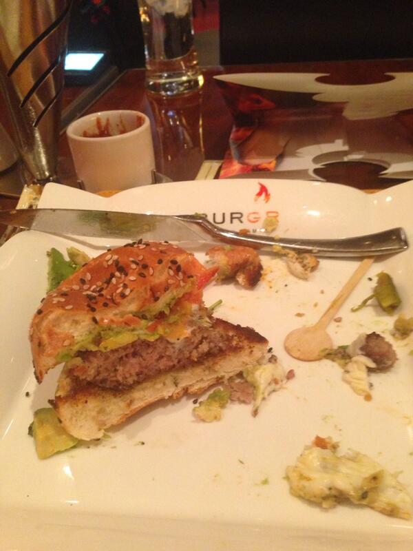 jowb23's tweet photo. Just demolished the fanciest, most expensive burger ever! http://t.co/LPpEAWGohH
