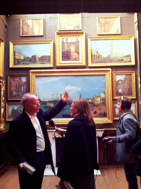SoaneMuseum's tweet photo. This morning we welcomed @HUObrist to the Soane to record a piece for @BBCRadio4 - he said we were his favourite! http://t.co/fa0ypqT6r4