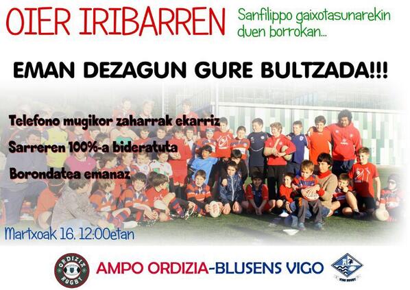 mikelaizpu's tweet photo. Igande hontan ez gea gu zuen laguntza beharra daukeun bakarrak! http://t.co/DfWRkHSL7J