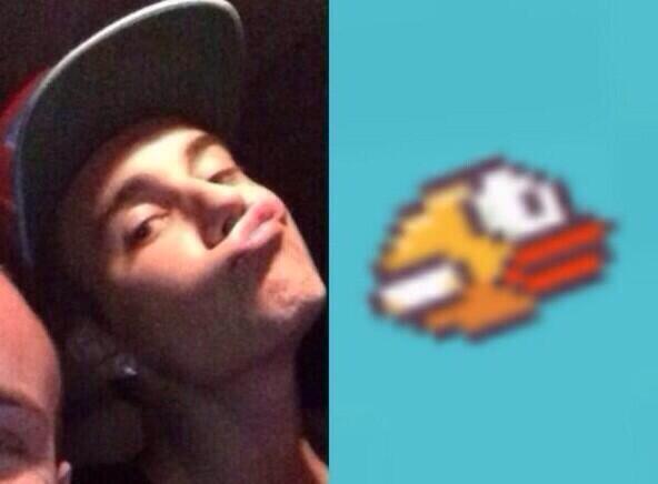 rauhlsbeat's tweet photo. Justin aka Flappy bird 2.0 rido http://t.co/OYb6plHvLR