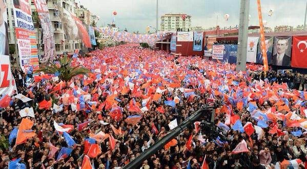 Başbakan Recep Tayyip Erdoğan, Mersin mitinginde vatandaşlara sesleniyor