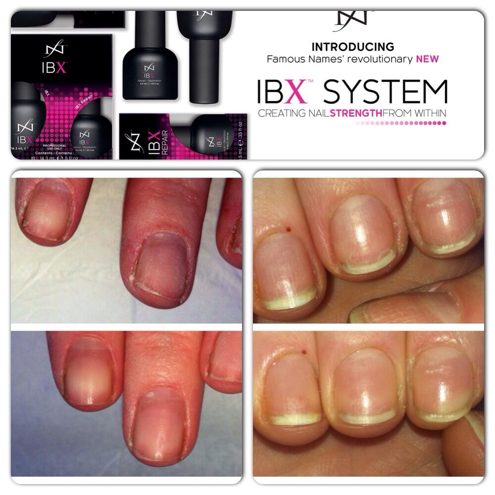 Sweet Cheeks Beauty on Twitter "Before & after one IBX nail treatment