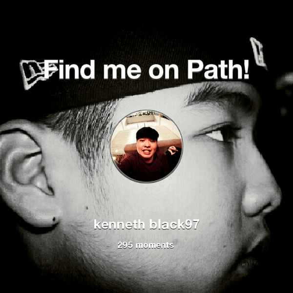 kenneth_black97's tweet photo. I've shared 295 memories with my friends on #Path - see them now at http://t.co/zbtIGitRfZ! #thepersonalnetwork http://t.co/d1nAY3Vd3u