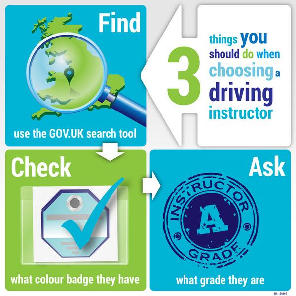 DVSAgovuk's tweet photo. Learning to drive? The 3 things you should look for when choosing a #goodinstructor http://t.co/SVcx61H0ln