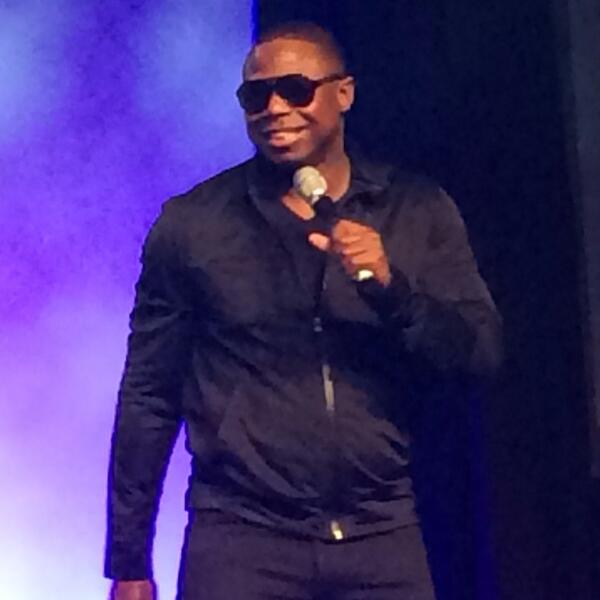 .<a href="/RealDougEFresh/">Doug E. Fresh</a> killing it at the #PHASummit for @PHANews. Got us all up and moving. I even danced .5 <a href="/CharityMiles/">Charity Miles</a>!