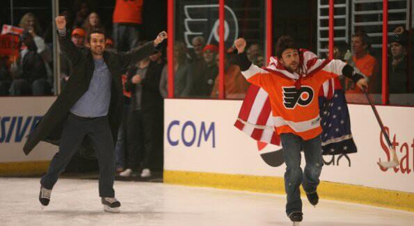 Dustfest97's tweet photo. .@NHLFlyers what's it like playing with Mac and Charlie from it's always sunny? #ask47 http://t.co/pj3S1u1Rfb