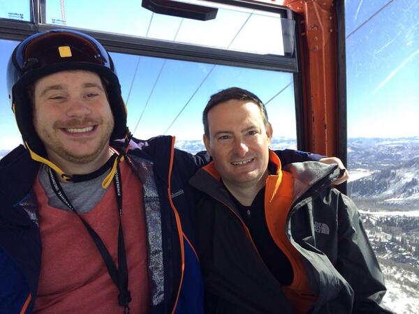 Franchise_UnCon's tweet photo. Hanging out with some awesome Fisher Zucker people on the slopes! #skiing #UnConference http://t.co/qMmbpiGTZz