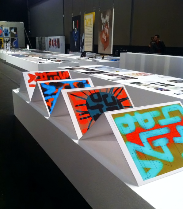SVIDesign's tweet photo. SVI posters #installation at #Grafik14 @grafikschweizch Zürich, Switzerland. Stop by &amp; check it out if you're around! http://t.co/s06AnVXDu3