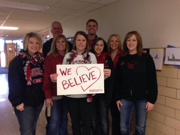 KW GBB 🏀🏀 We (5/6 teachers, Ms Trow and Mr Ashland) Believe!! 🏀❤️🏀