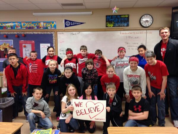 KW GBB 🏀🏀 We (Mr Van de Walker's home room) Believe!! 🏀❤️🏀