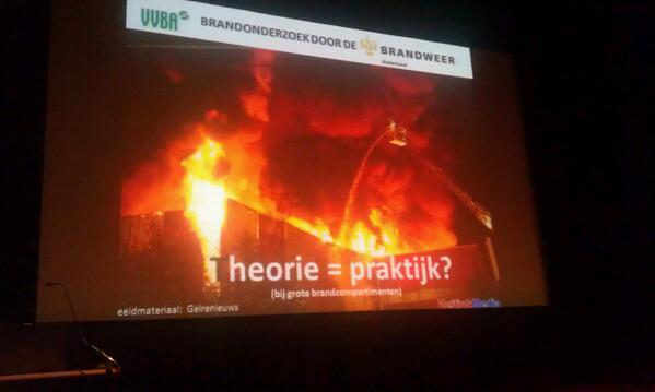 VVBA_NL's tweet photo. Nu @JoostEbus voor de zaal over #brandonderzoek op @VVBA_NL studiemiddag. http://t.co/wxNd7mSl50