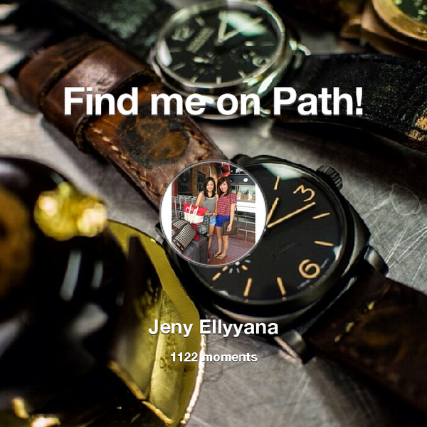 edOot's tweet photo. I've shared 1,122 memories with my friends on #Path - see them now at http://t.co/ezB2w31TQn! #thepersonalnetwork http://t.co/LvnLtexBN9