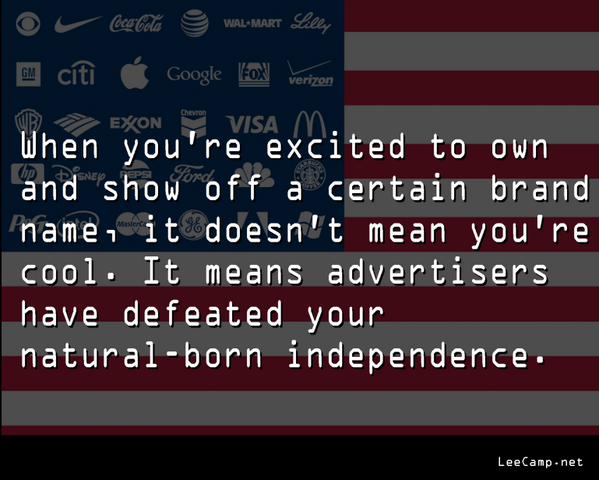 LeeCamp's tweet photo. How you know you aren't free - http://t.co/iqQxJTHeHX