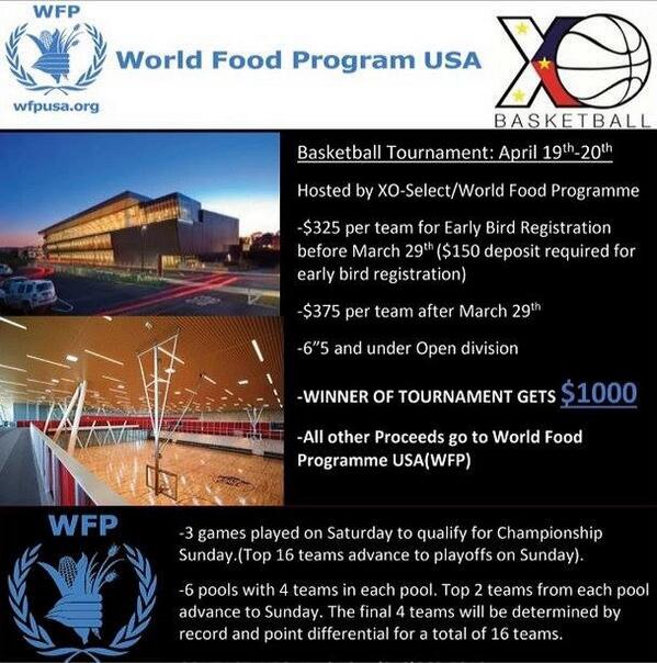 @onedaygraphics Can you get the word out on this #xoselect &amp; #wfp charity tourney? $1000 to the winner :)